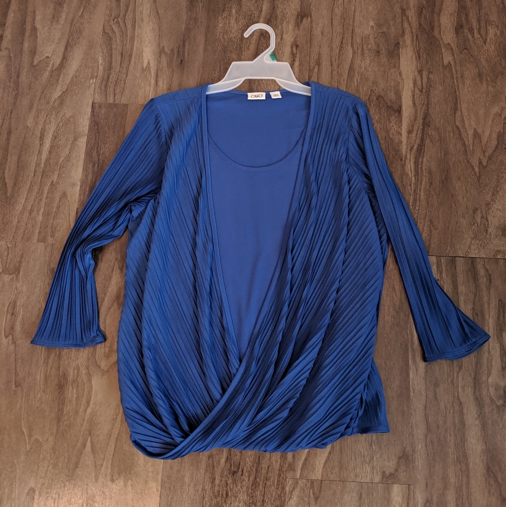 Blue Cato blouse